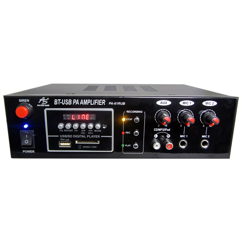 Amplificador con Bluetooth American Sound AS-AMP1600 - Sonomarcas